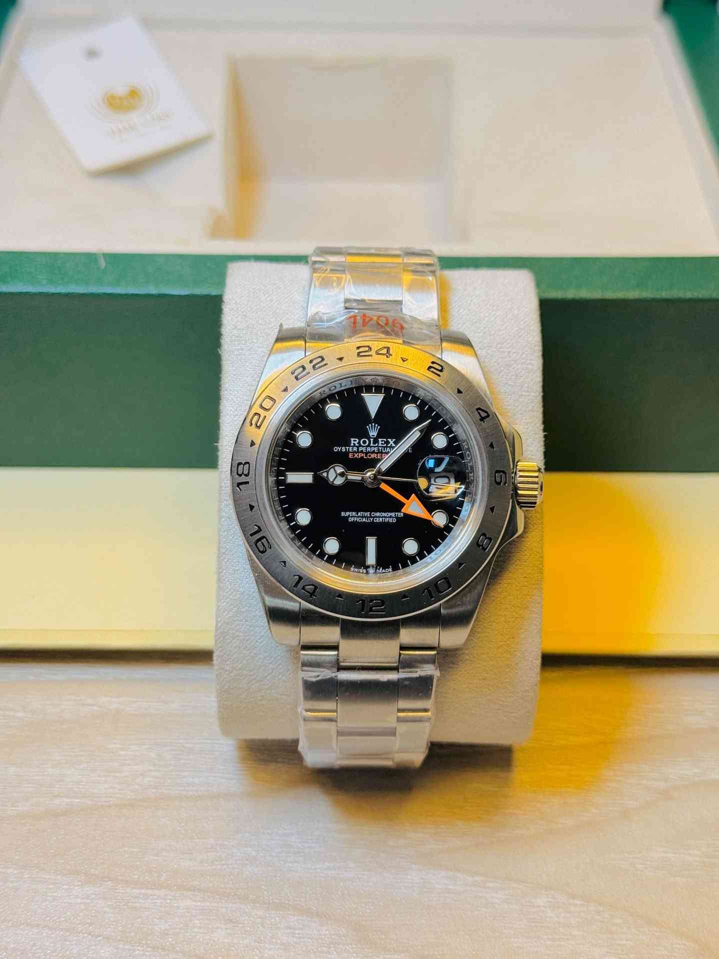 ROLEX EXPLORER BLACK DIAL 42MM GMT